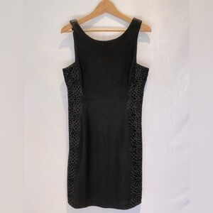 Banana Republic Lace-Trim Wool Sleeveless Shift, size 10